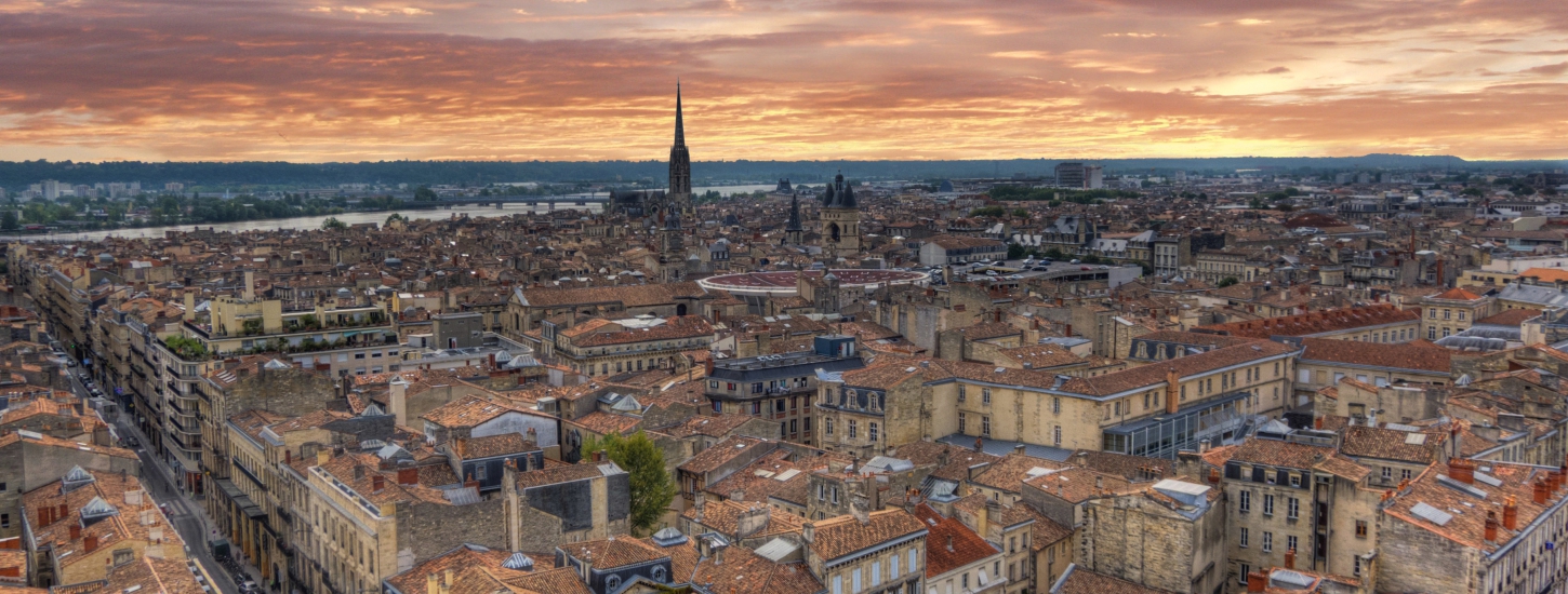 Quartier Saint Michel - Bordeaux - vue aérienne
