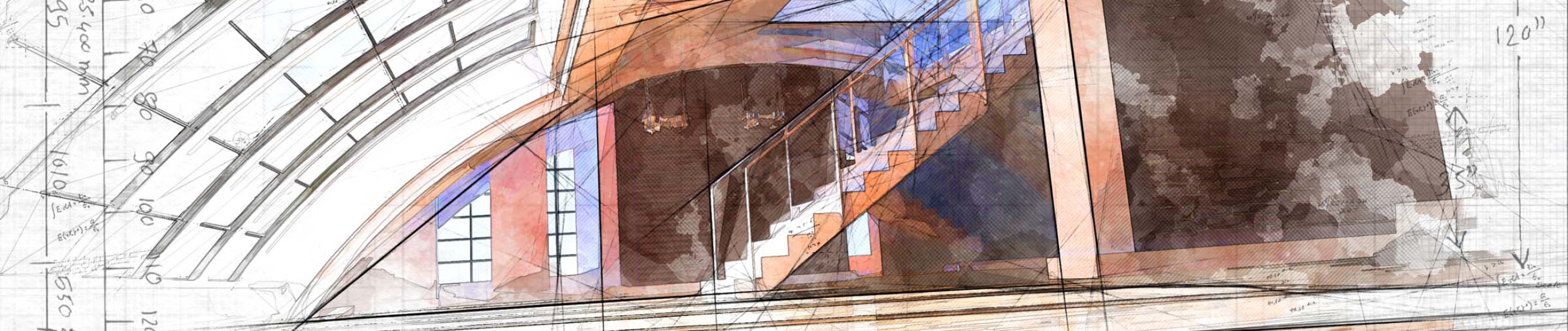 Créer un effet de surprise auprès du maître d'ouvrage avec une esquisse à l'aquarelle du projet architectural.