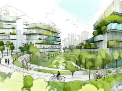Dessiner une esquisse pour communiquer vos projets - le dessin d’architecture à l’aquarelle
