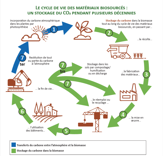 cycle de vie des matériaux biosourcés